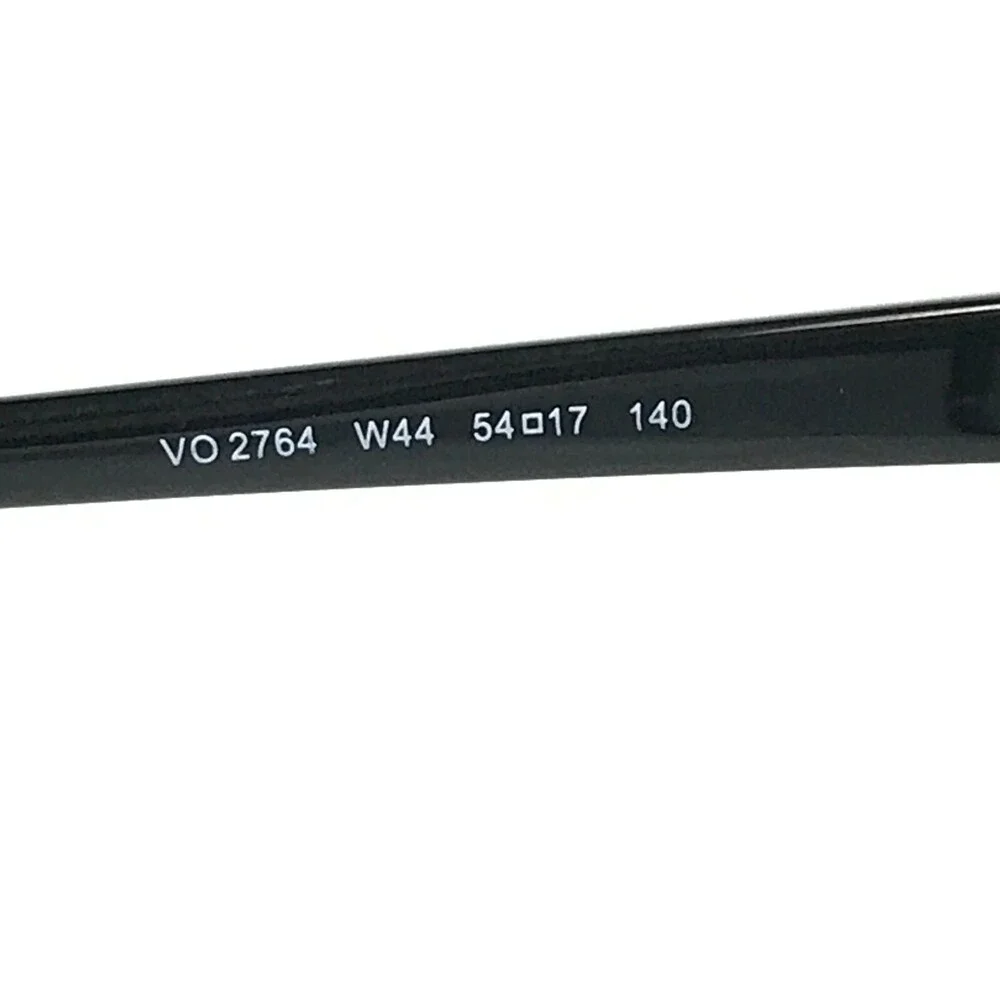 Vogue Eyeglasses Frames VO2764 W44 Black Round Side Logos 54-17-140